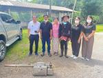 ลงพื้นที่ฉีดพ่นหมอกควันเพื่อป้องกันการแพร่ระบาดของโรคไข้เลือ
